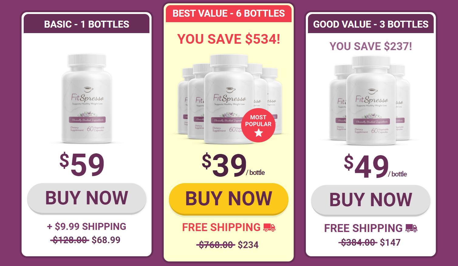 FitSpresso Offers